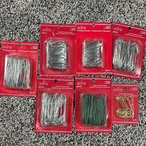 Ashland Decorative Hook Collection - Silver, Green, Gold